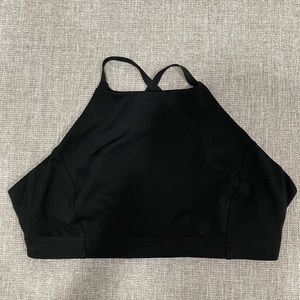 Outdoor Voices Flow Strappy Sport Bra - Black - Size L
